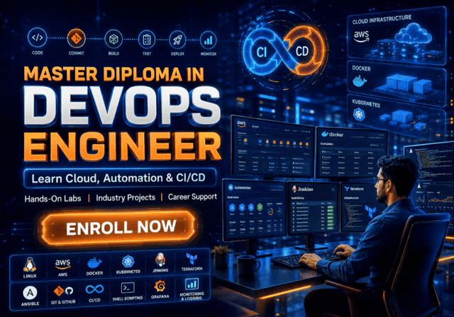 Six Months Master Diploma in DevOps Engineer