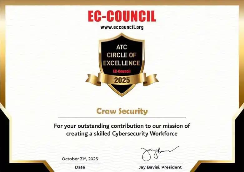 EC-Council ATC Circle of Excellence Award