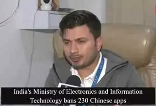 The government of India has ordered to ban 230 Chinese applications.