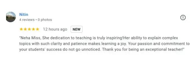 Google Review 1