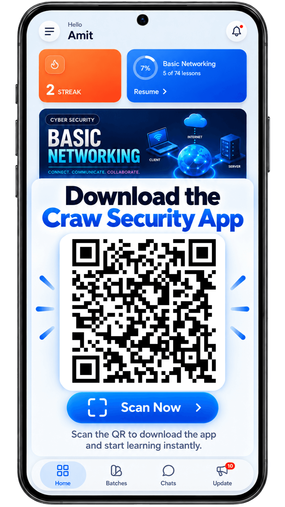 Download the Craw Security mobile app
