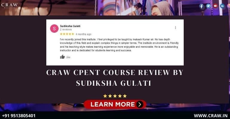Craw CPENT Course Review by Sudiksha Gulati | EC-Council CPENT Training Review