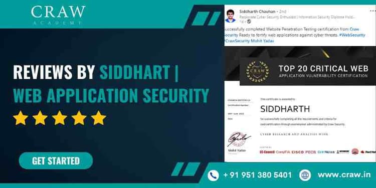 Craw Cyber Security Reviews by Siddhart | Web Application Se...