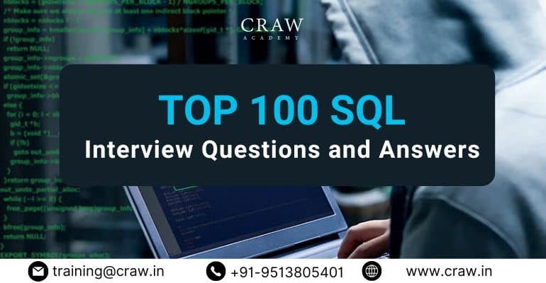 Top 100 SQL Interview Questions and Answers in India