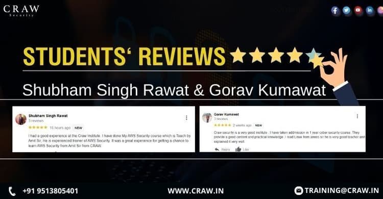 Craw Security Google Reviews by Craw Students | Crawsecurity...