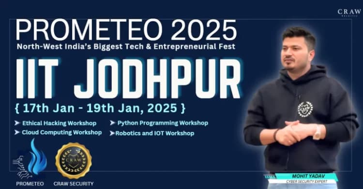 IIT Jodhpur Prometeo 2025 Ethical Hacking Workshop - Craw Se...