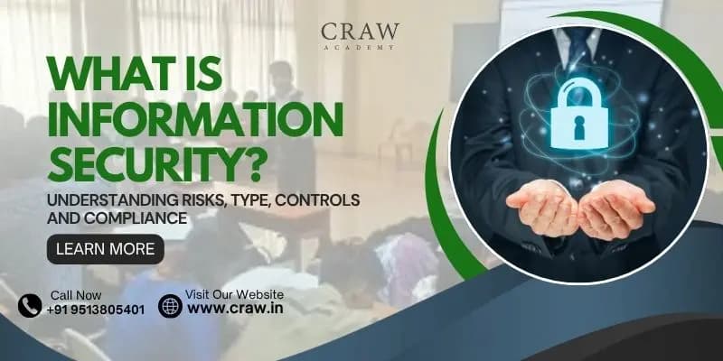 image is What is Information Security? Understanding Risks, Type, Controls & Compliance