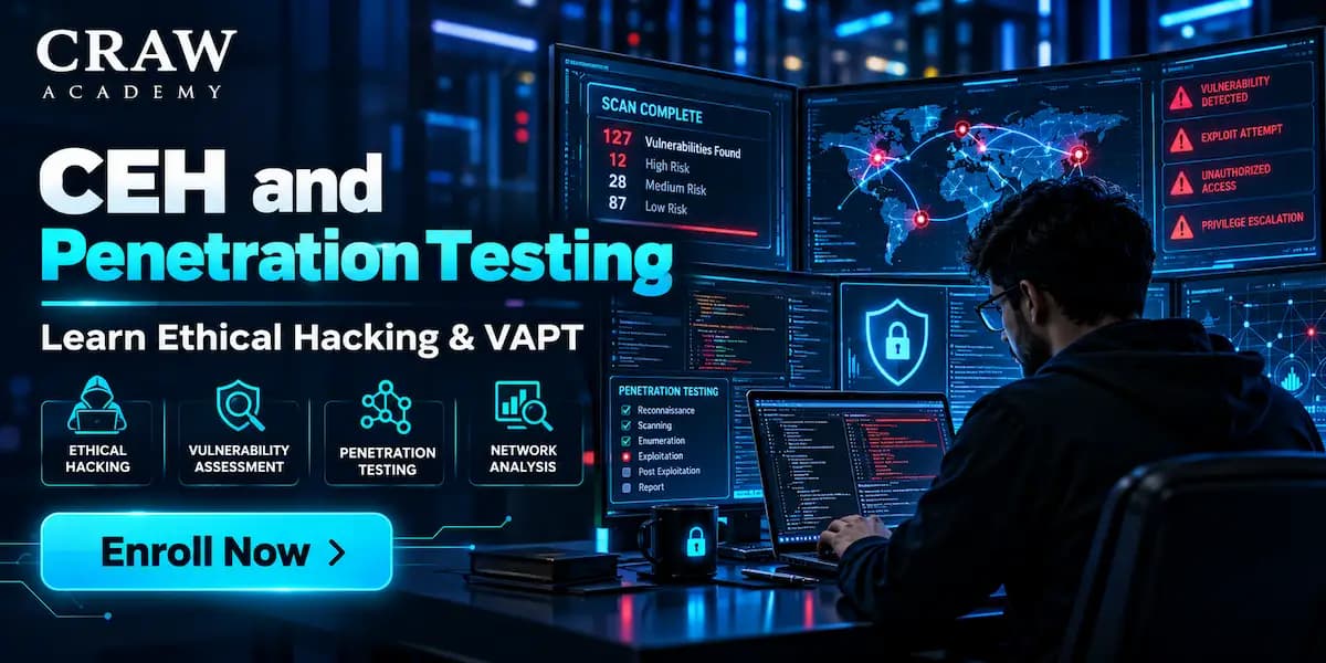 CEH and Penetration Testing Learn Ethical Hacking & VAPT