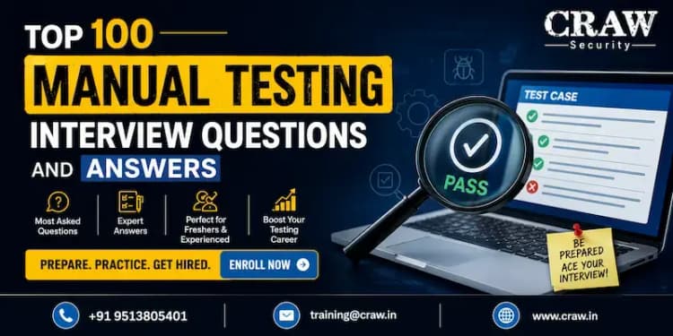 Top 100 Manual Testing Interview Questions and Answers [2026...