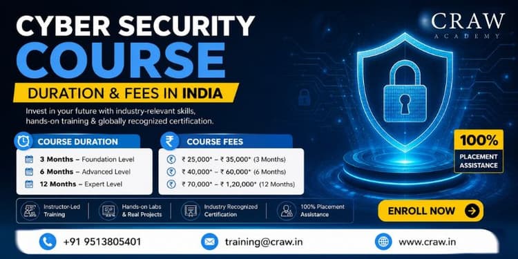 Cyber Security Course Duration and Fees in India 2026: Durat...
