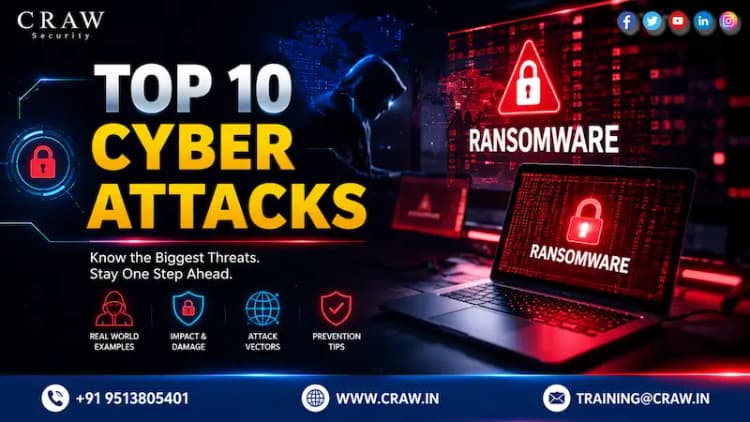 Top 10 Cyber Attacks In 2026 | Craw Security