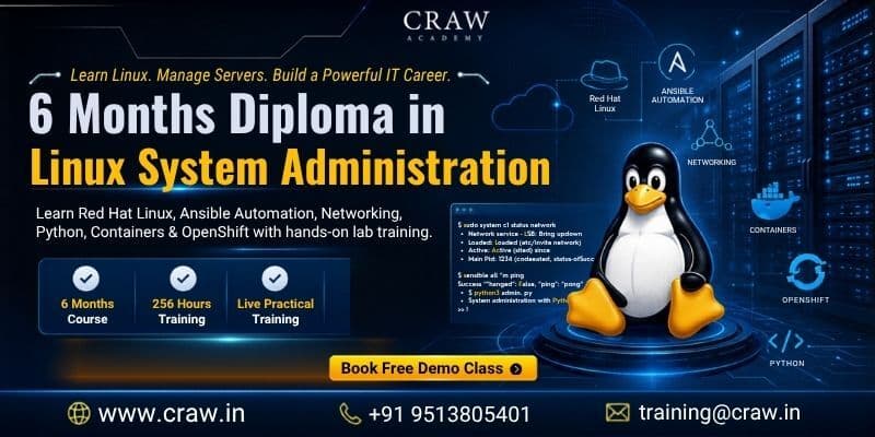 6 Months Diploma in Linux System Administration