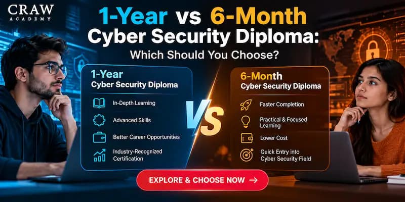 1-Year vs 6-Month Cyber Security Diploma: Which Should You Choose?
