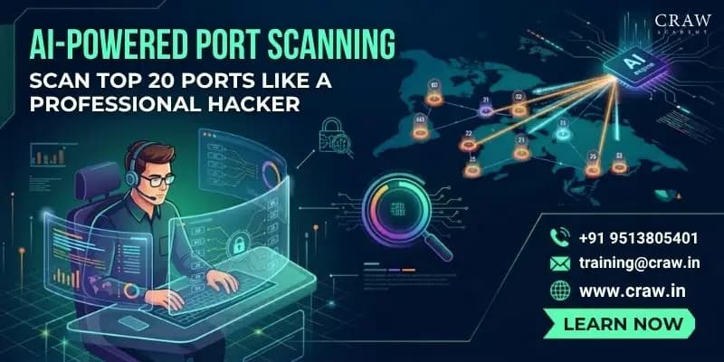 AI-Powered Port Scanning: Scan Top 20 Ports Like a Professional Hacker