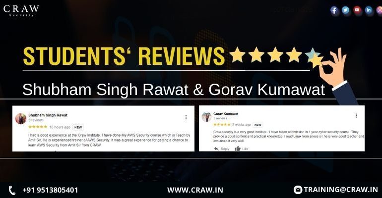 Craw Security Google Reviews by Craw Students | Crawsecurity Reviews