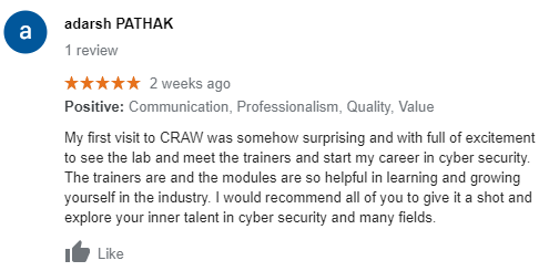 craw cyber Security Reviews