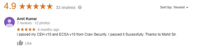 craw cyber Security Reviews
