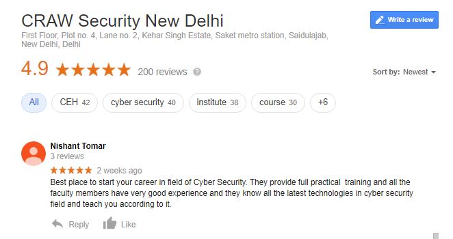 craw cyber Security Reviews