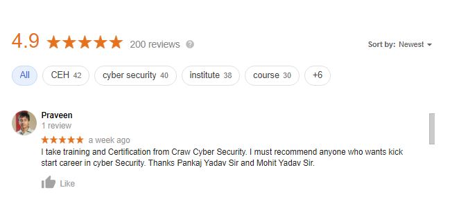 craw cyber Security Reviews
