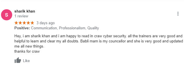 craw cyber Security Reviews