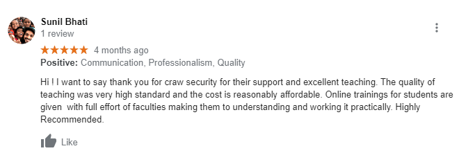 craw cyber Security Reviews