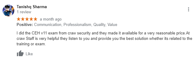 craw cyber Security Reviews