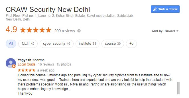 craw cyber Security Reviews