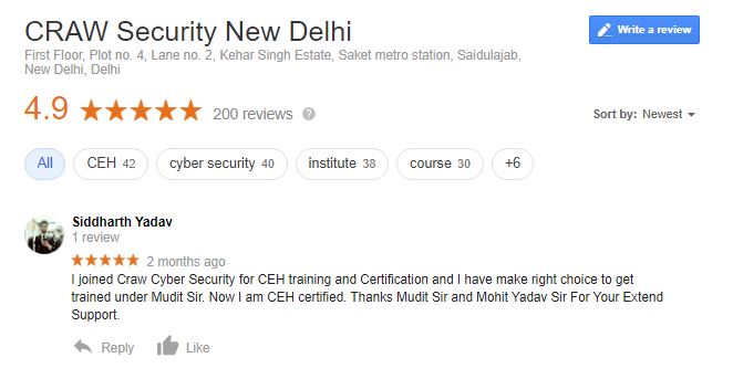 craw cyber Security Reviews