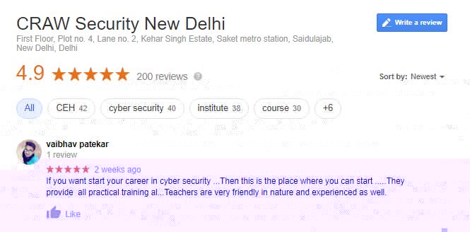 craw cyber Security Reviews