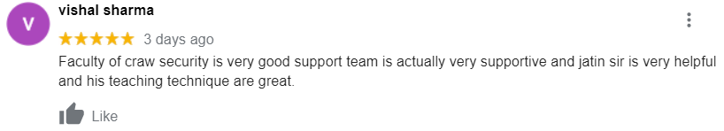 craw security google review