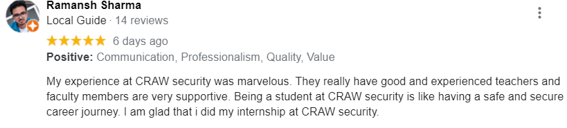 craw security review