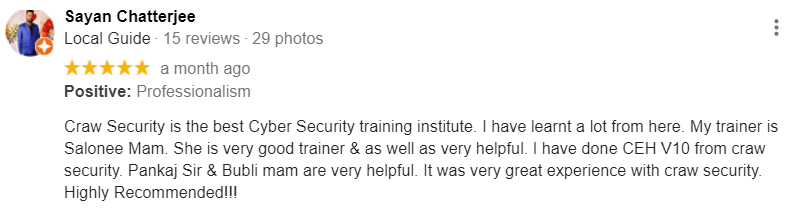 craw security google reviews