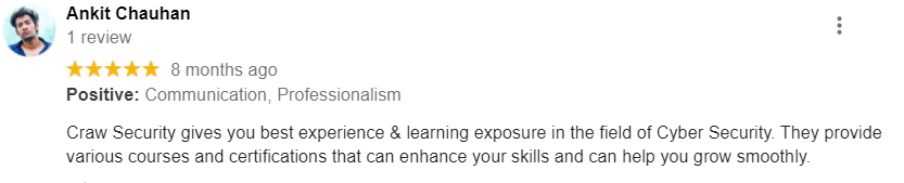 craw security google reviews