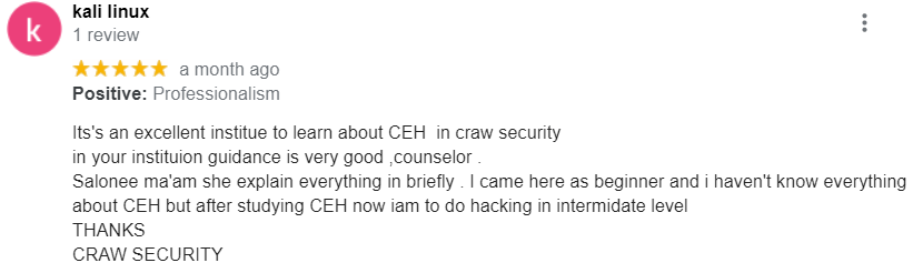 craw security google reviews 