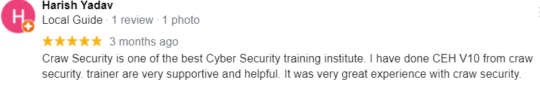 craw security google reviews 