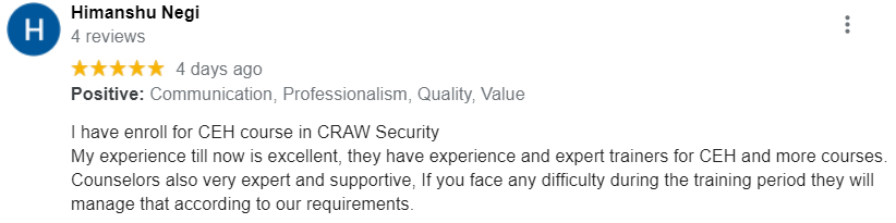 craw security review