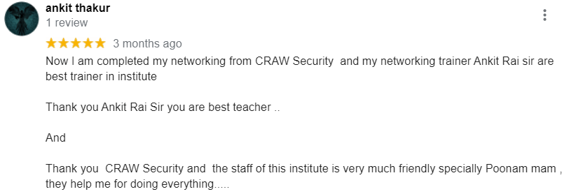 craw security google reviews 