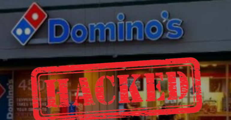 dominos hacked in india