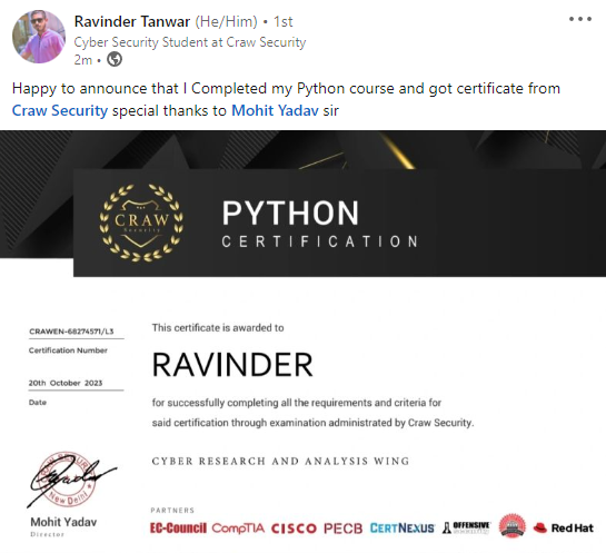 Python Certificate