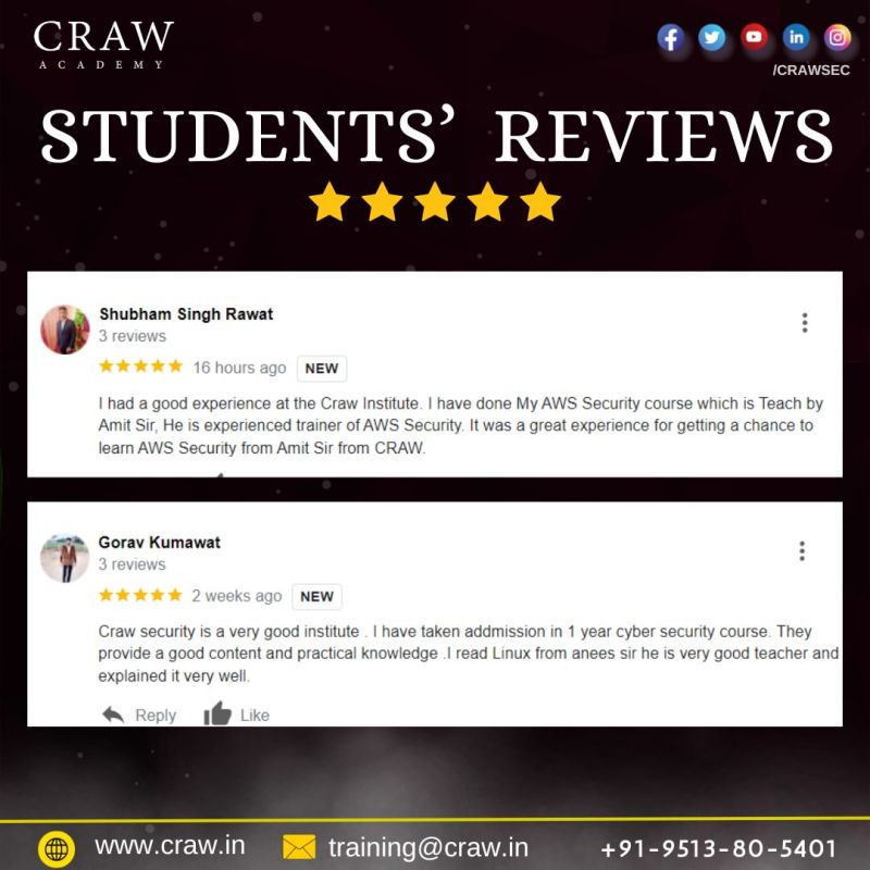 craw student reviews